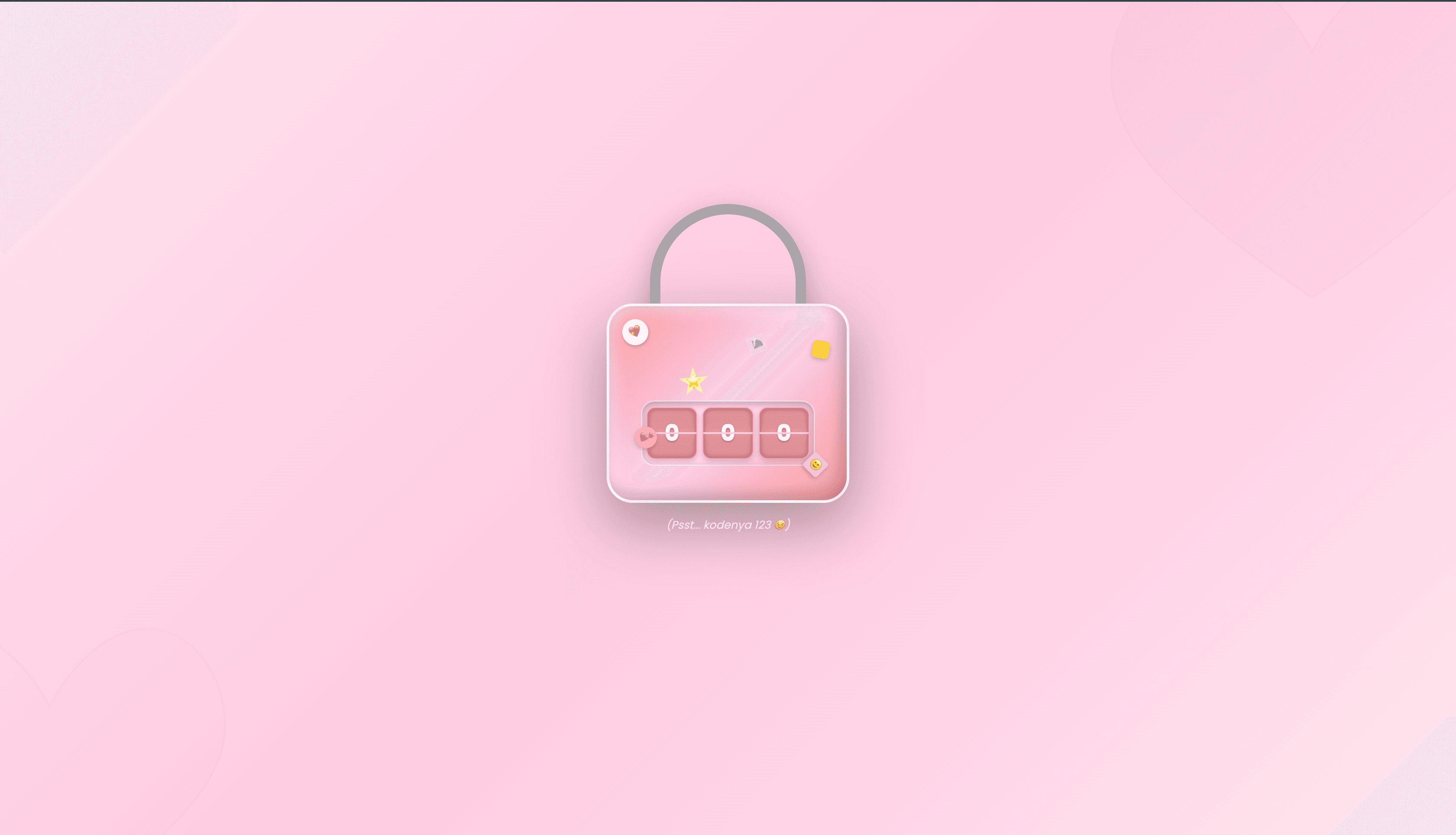 Gembok Hati Romantis